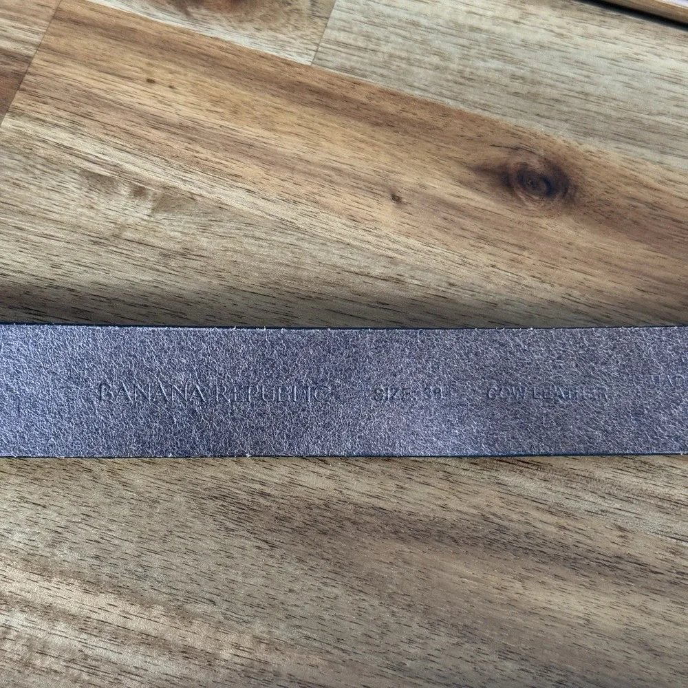 Banana Republic Genuine Brown Leather‎ Belt Men's Size 38 Casual Everyday NWT
